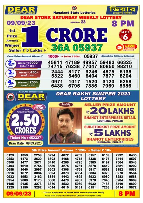 nine lottery sambad